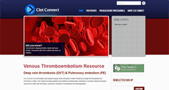 Desktop Screenshot of clotconnect.org